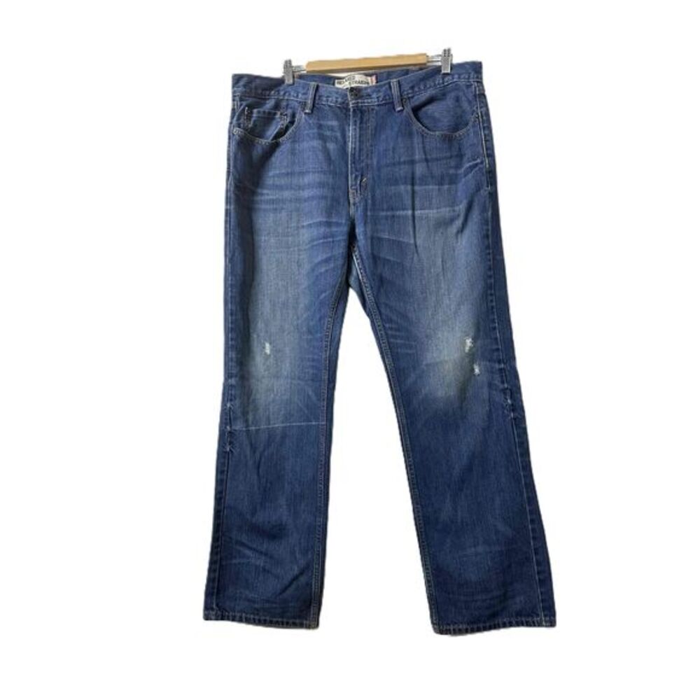 Levis 559 Jeans Mens Size W 38 L 32 Blue Relaxed Straight Distressed